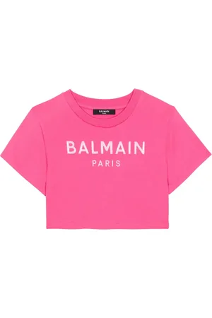 Balmain Playera con logo estampado