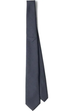 Prada Corbata con logo triangular