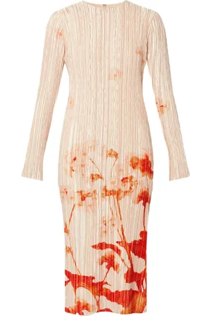 Erdem Vestido midi manga larga