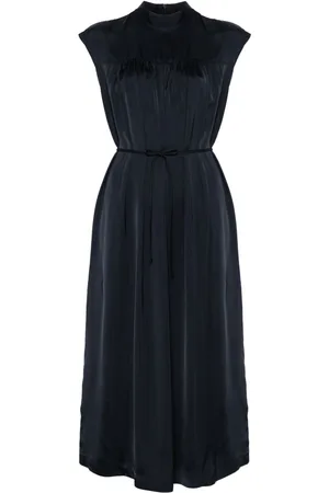 Fabiana Filippi Vestido midi con detalle fruncido