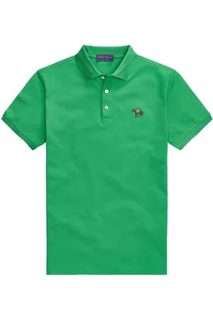 Ralph Lauren Playera tipo polo con logo bordado