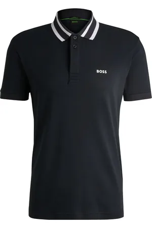 HUGO BOSS Playera tipo polo con logo