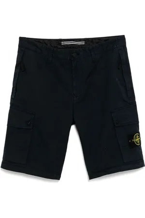 Stone Island Shorts cargo con parche del logo