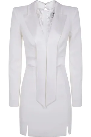 Elisabetta Franchi Vestido corto estilo esmoquin