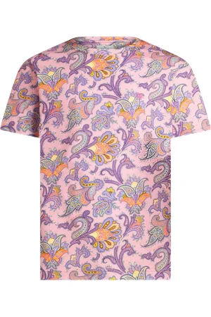 Etro Playera con estampado de cachemira