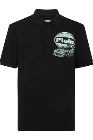 Philipp Plein Playera tipo polo Cars Racing