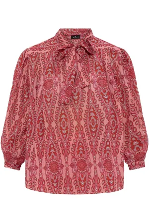Etro Blusa con estampado de cachemira