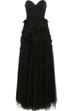 Viktor & Rolf Vestido con aplique floral