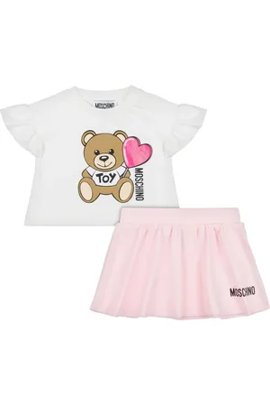 Moschino Set de falda con logo estampado