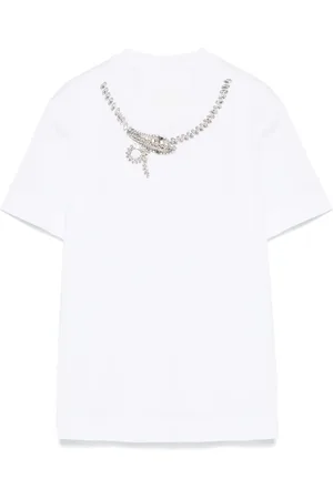 Givenchy Playera con detalle de cristales