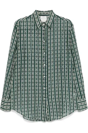 FORTE FORTE Camisa con estampado geométrico