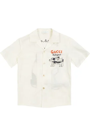 Gucci Camisa con logo estampado