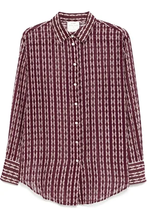 FORTE FORTE Camisa con estampado geométrico