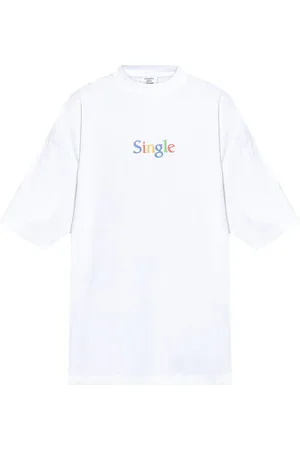 Vetements Playera con estampado Single