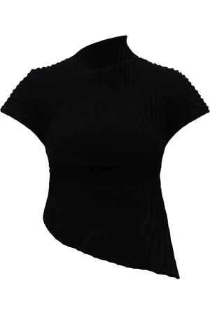 Cult Gaia Playera tejida de canalé