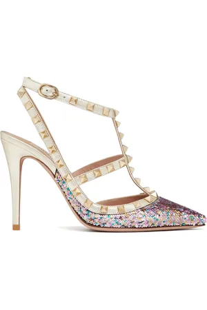VALENTINO GARAVANI Zapatillas Rockstud con tacón de 100mm
