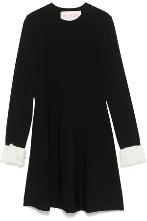 VALENTINO GARAVANI Vestido midi con diseño tejido
