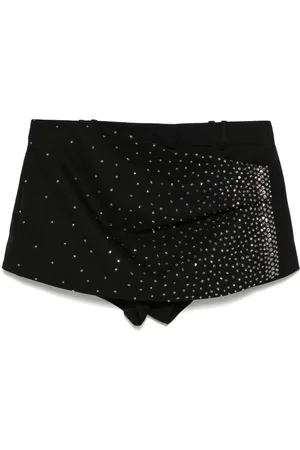 The Attico Shorts con detalles de strass