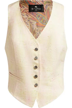 Etro Chaleco con diseño flameado