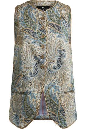 Etro Chaleco con motivo en jacquard