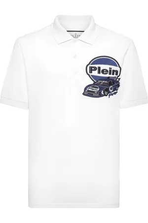 Philipp Plein Playera tipo polo Cars Racing