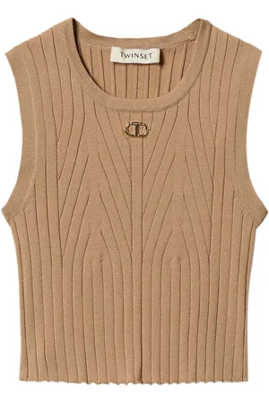 Twin-Set Camiseta tejida de canalé