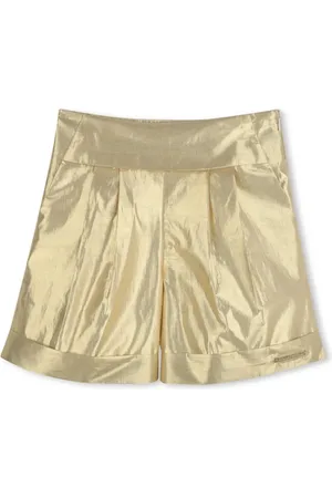 Karl Lagerfeld Shorts con acabado metalizado