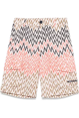 Missoni Shorts con estampado en zigzag