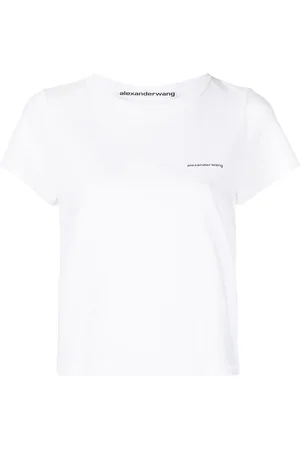 Alexander Wang Playera con logo estampado