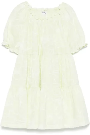 Il gufo Vestido con estampado floral