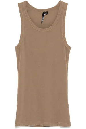 Entire Studios Camiseta tejida de canalé