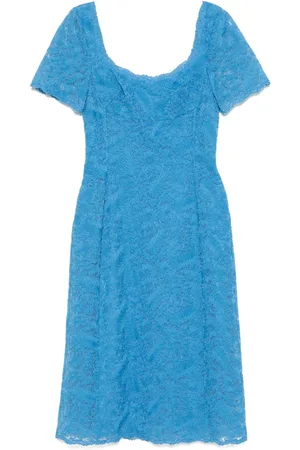 ERMANNO SCERVINO Vestido midi con encaje floral