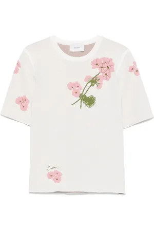 Erdem Playera con motivo floral en jacquard