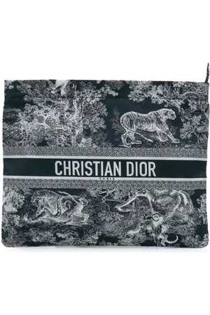 Dior Bolsa de mano Toile de Jouy DiorTravel Zip Pouch 2022