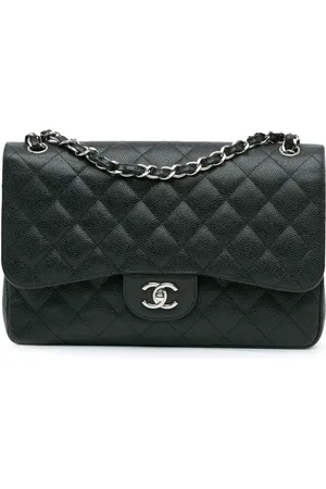 CHANEL Bolsa de hombro Jumbo Classic Caviar 2020