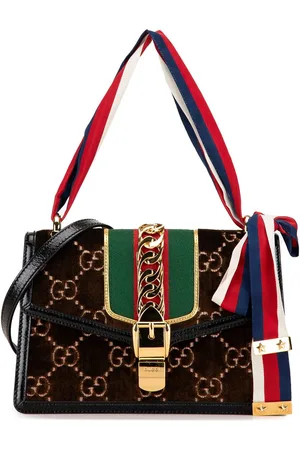 Gucci Bolsa crossbody Small GG Velvet Sylvie 2016-2024