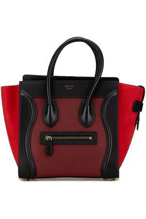 Céline Bolsa de mano Micro Tricolor Calfskin Luggage Tote 2015
