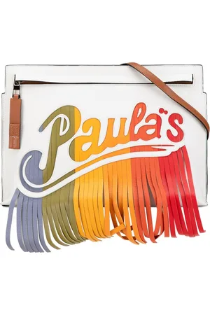 Loewe Bolsa crossbody Paulas Ibiza Leather Fringe T Pouch 2010-2023