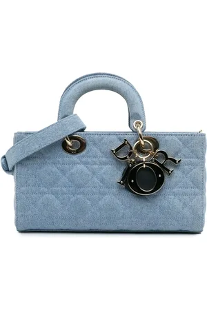 Dior Bolsa satchel Medium Denim Cannage Lady D Joy 2022