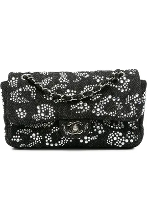 CHANEL Bolsa de hombro Medium Strass Embellished Tweed Single Flap 2010-2011