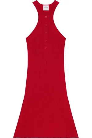Courrèges Vestido corto Scuba