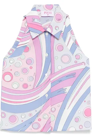 PUCCI Junior Top con estampado abstracto