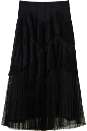 Twin-Set Falda corta con capas escalonadas