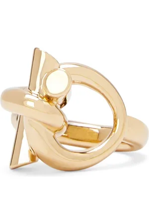 Salvatore Ferragamo Anillo con detalle Gancini