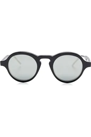 Thom Browne Lentes de sol con armazón redonda