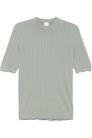 ELEVENTY Playera tejida de canalé