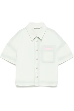 Palm Angels Camisa con logo estampado