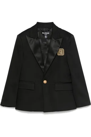 Balmain Blazer con logo bordado