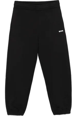 Msgm Pants con logo estampado