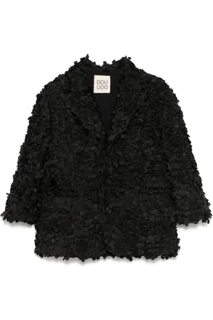 DOUUOD KIDS Blazer con apliques florales